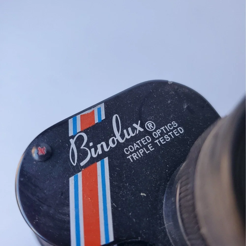 Vintage Binolux Binoculars 7x30 100ft/1000yds Clean Optics Sports Bird watching